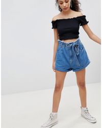 bershka jean shorts