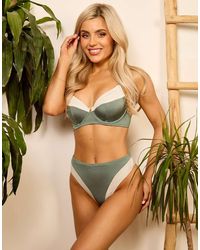 Wolf & Whistle - X Isabella Whittingham High Waist Bikini Bottoms - Lyst