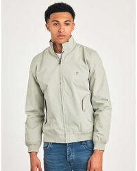 French Connection - Funnel Neck Harrington Jacket - Lyst