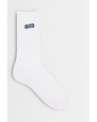 Hollister - 2 Pack Embroidered Logo Ankle Socks - Lyst