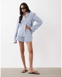 Noughts & Kisses - Cotton Rich Gingham Shorts - Lyst