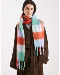 Pieces - Medium Super Soft Tassle Scarf - Lyst