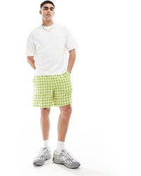 ASOS - – weit geschnittene shorts mit em vichy-karo - Lyst
