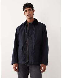 ARKET - Waxed Cotton Jacket With Contrast Cord Collar - Lyst