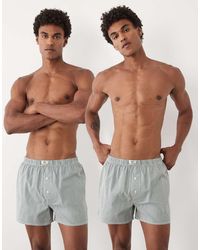 ASOS - 2 Pack Woven Boxers - Lyst