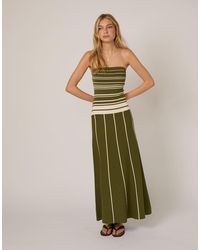 Nobody's Child - Bandeau Knitted Midi Dress - Lyst
