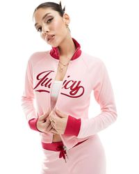 Juicy Couture - Retro Towelling Tracksuit Top - Lyst