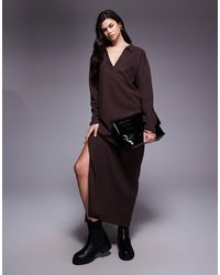 ASOS - Vestito Midi Stile Polo Ampio Ultra Morbido - Lyst
