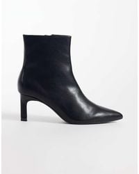SEQWL - Benz Faux Suede Kitten Heel Ankle Boots - Lyst