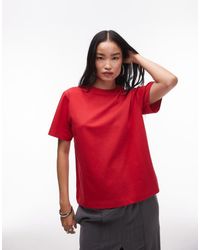 TOPSHOP - Premium Basic Short Sleeve Tee - Lyst
