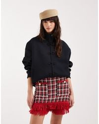 ASOS - Knitted Tweed Skort - Lyst