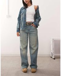 Noisy May - Josie High Waist baggy Jeans - Lyst