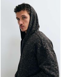 Hollister - Reversible Zip Up Hoodie - Lyst