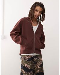 Collusion - Boxy Zip Through Hoodie - Lyst