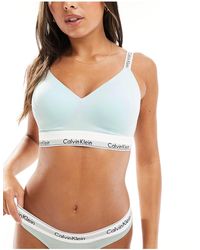 Calvin Klein - – größere brust – modern cotton – leicht gefüttertes bustier - Lyst
