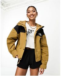 The North Face - Chaqueta marrón impermeable con capucha reign on exclusiva en asos - Lyst