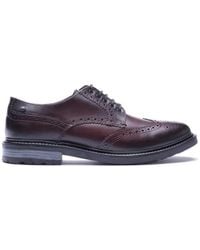 Base London - Tanner Brogue Shoe - Lyst