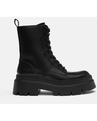 Pull&Bear - Bottines plates à lacets - Lyst