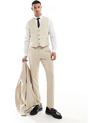 ASOS - Wedding Slim Suit Waistcoat - Lyst