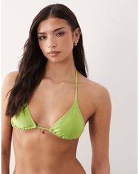 Candypants - Triangle Bikini Top With Chili-pepper Detail - Lyst