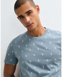 Polo Ralph Lauren - All Over Icon Logo Lounge T-shirt - Lyst