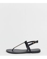 new look white flat sandals
