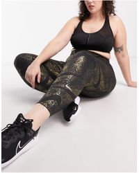 Nike - Plus - one - legging à imprimé pailleté en tissu dri-fit - Lyst