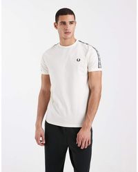 Fred Perry - Ringer Taped Logo T-shirt - Lyst