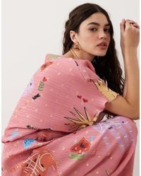 Never Fully Dressed - Tilly Off Shoulder Plisse Maxi Dress - Lyst
