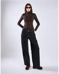 Glamorous - High-Neck Long Sleeves Bodysuit - Lyst