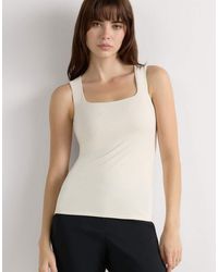 Intimissimi - Fresh Bamboo Vest Top With Wide Straps - Lyst