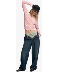 Bench x Superdry & Co - Fitted Long Sleeve Layer Top - Lyst