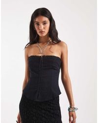 Free People - Nina Corset Top - Lyst