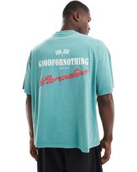 Good For Nothing - Oversized Motor Backprint T-shirt - Lyst