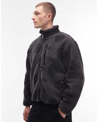 No Problemo - Space Travel All Over Print Fleece With Double Zip Through - Lyst