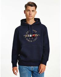 Sudadera Tommy Hilfiger de Algodón de color Negro para hombre - Lyst