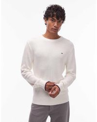 Tommy Hilfiger - Tipped Crew Neck Sweater - Lyst