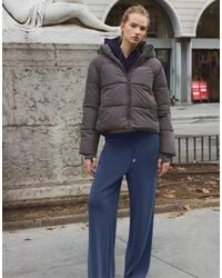 Stradivarius - Basic Hooded Puffer Jacket - Lyst