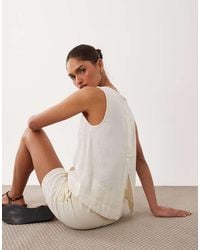 Nobody's Child - Stirling Linen Blend Sleeveless Top Co-ord - Lyst