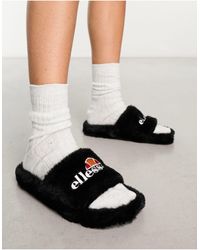 Ellesse - Filippo - chaussons façon claquettes en fausse fourrure - Lyst