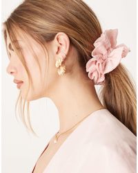 ASOS - Scrunchie With Frill And Bow Detail - Lyst
