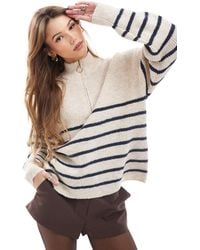 ONLY - 1/4 Zip Jumper - Lyst
