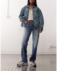 Weekday - Arrow Low Waist Straight Leg Jeans - Lyst