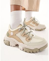 Timberland - Adley way - sneakers bianco sporco con suola platform - Lyst