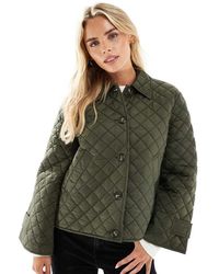 Vero Moda - Button Down Quilted Jacket - Lyst