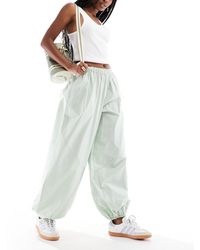ASOS - Laundered Poplin Pull On Trousers With Utility Panels - Lyst