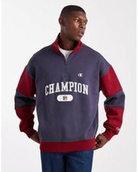 Champion - Rochester Collegiate Half Zip Sweatshirt - Lyst