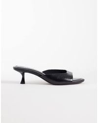 ASOS - High-five Kitten Heel Mules - Lyst