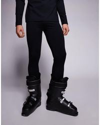 ASOS 4505 Ski & Snow - Asos 4505 Ski Thermal Fleece Back Base Layer leggings With Sweat Wicking - Lyst