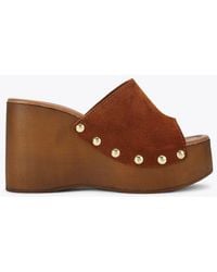 KG by Kurt Geiger - Rua Wedge Heeled Sandals - Lyst